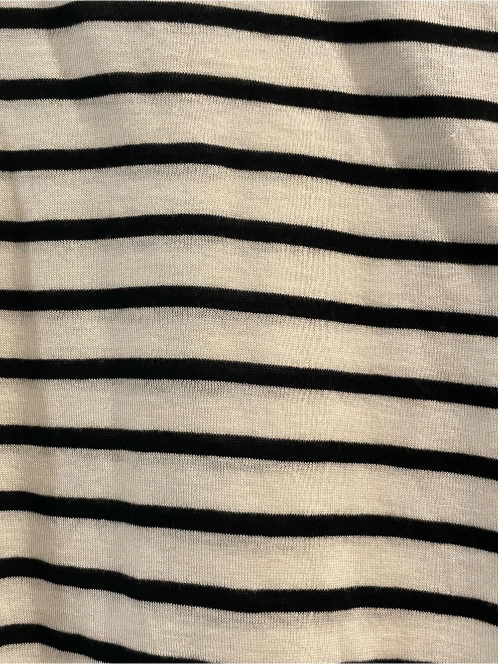 J.Crew Black and White Striped T-Shirt NWT size Medium